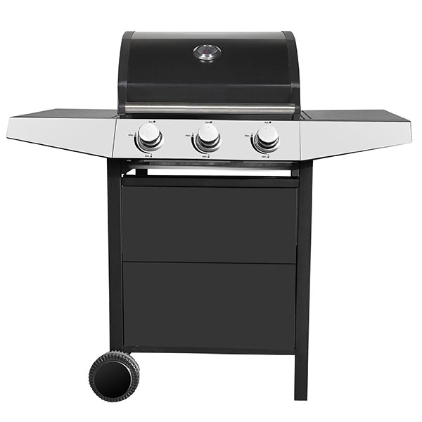 Outdoor Professional  Gas BBQ Grill with 3 burners