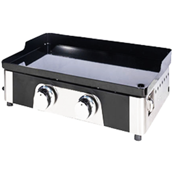 Outdoor Professional Plancha gas grill two burner